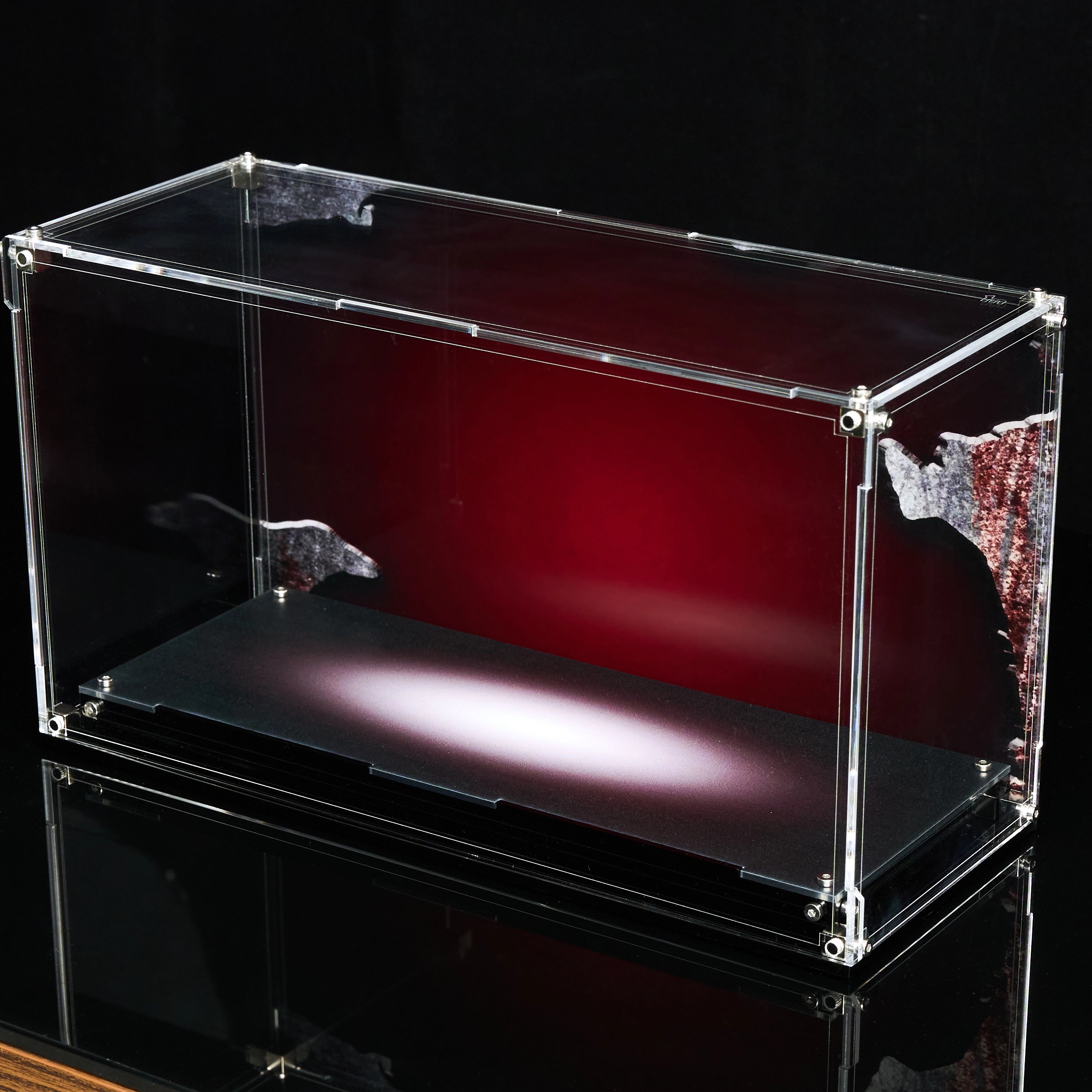 【PREMIUM】 Display Acrylic Case For LEGO Marvel 76313 MARVEL Logo