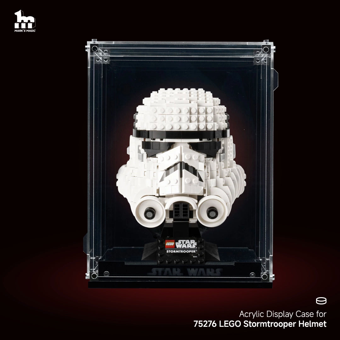 【PREMIUM】Display Acrylic Case for LEGO® Star Wars 75276 Stormtrooper Helmet Ultra-high Translucent Acrylic