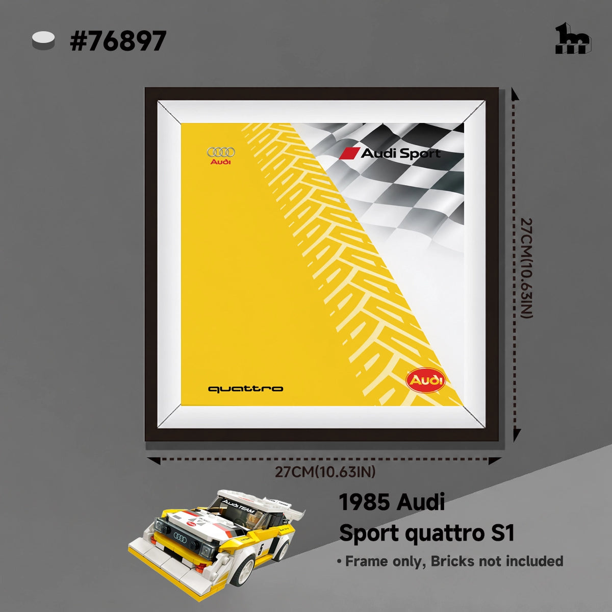 Display case for LEGO® Speed Supercar