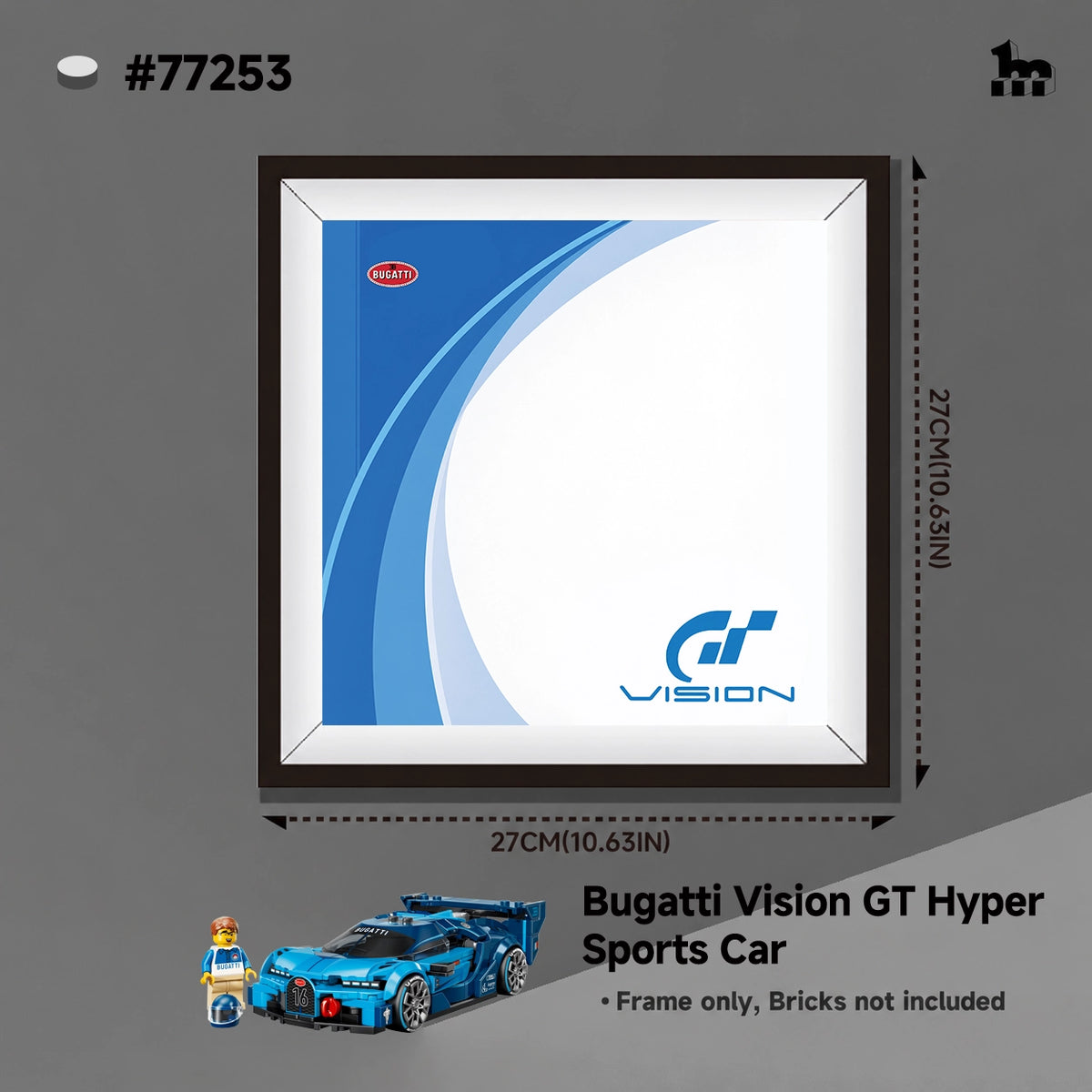 Vitrine d'exposition pour LEGO® Speed Supercar