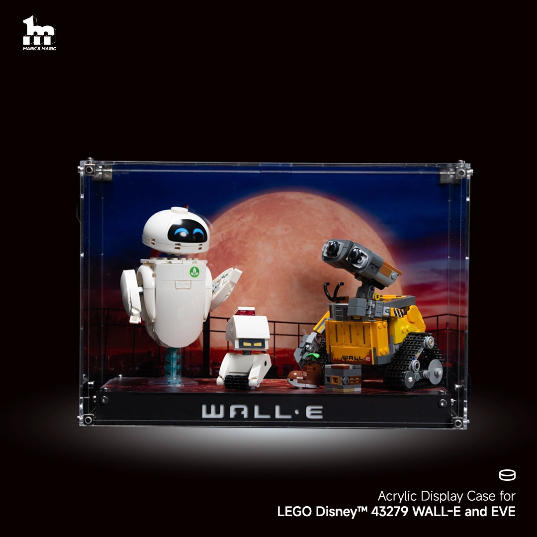 Display Case for LEGO® Disney™ 43279 WALL-E and EVE