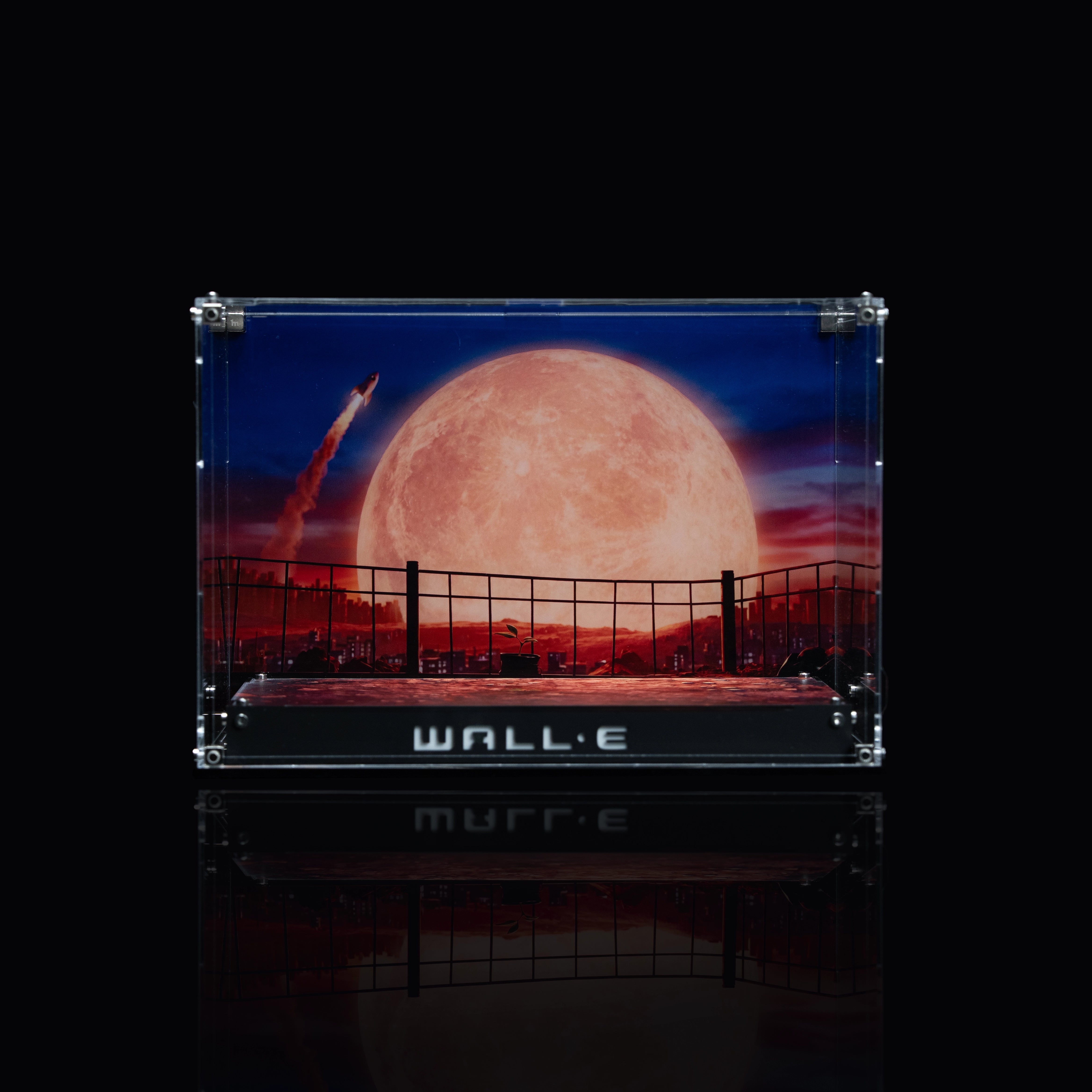 Wall Mounted Display Case for LEGO® Disney™ 43279 WALL-E and EVE