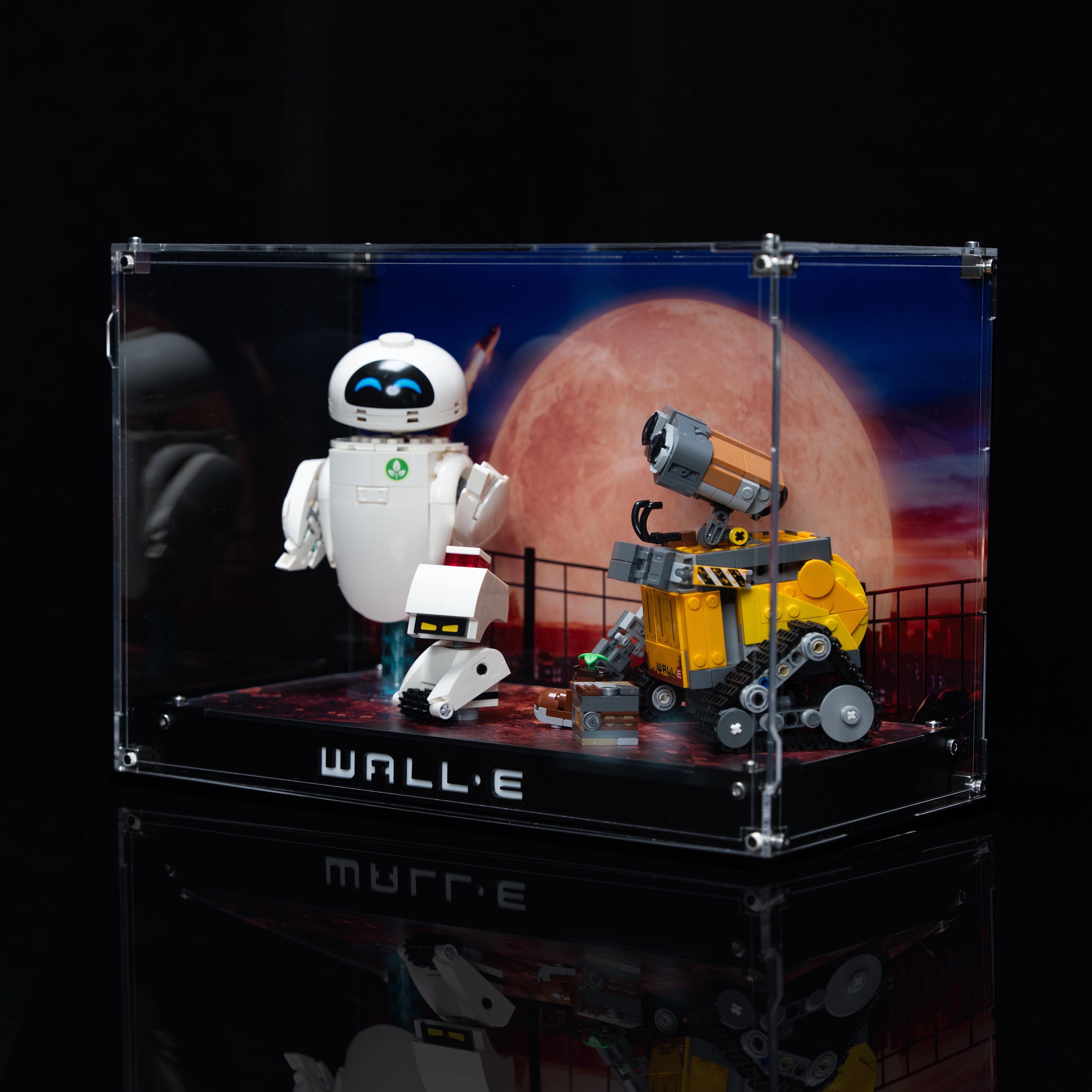Wall Mounted Display Case for LEGO® Disney™ 43279 WALL-E and EVE