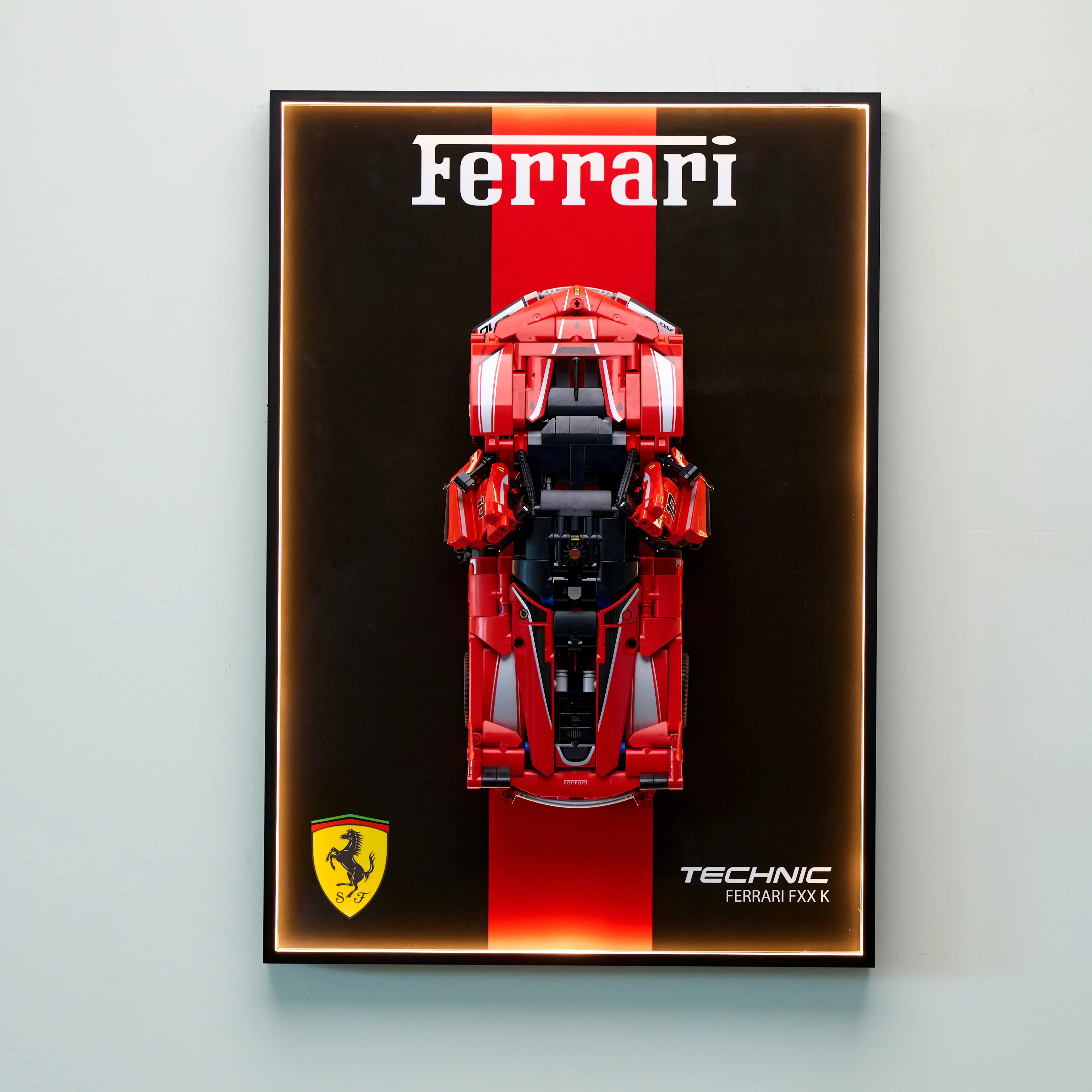 Wall Display frame for LEGO® Technic™ 42212 Ferrari FXX K