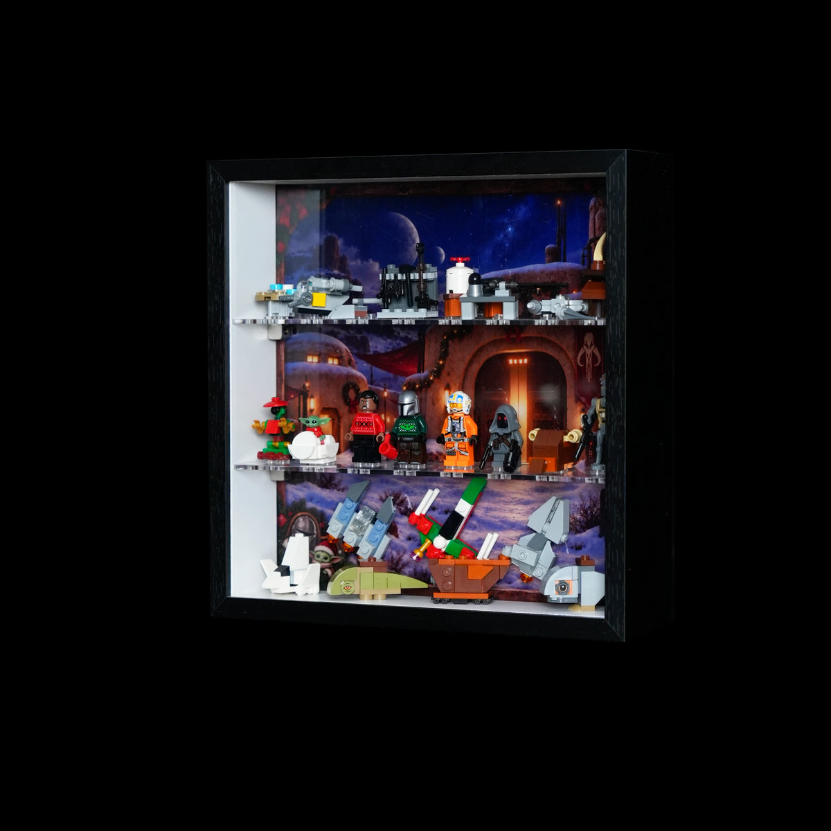 Display case for LEGO® 75456 Star Wars™ Advent Calendar 2026