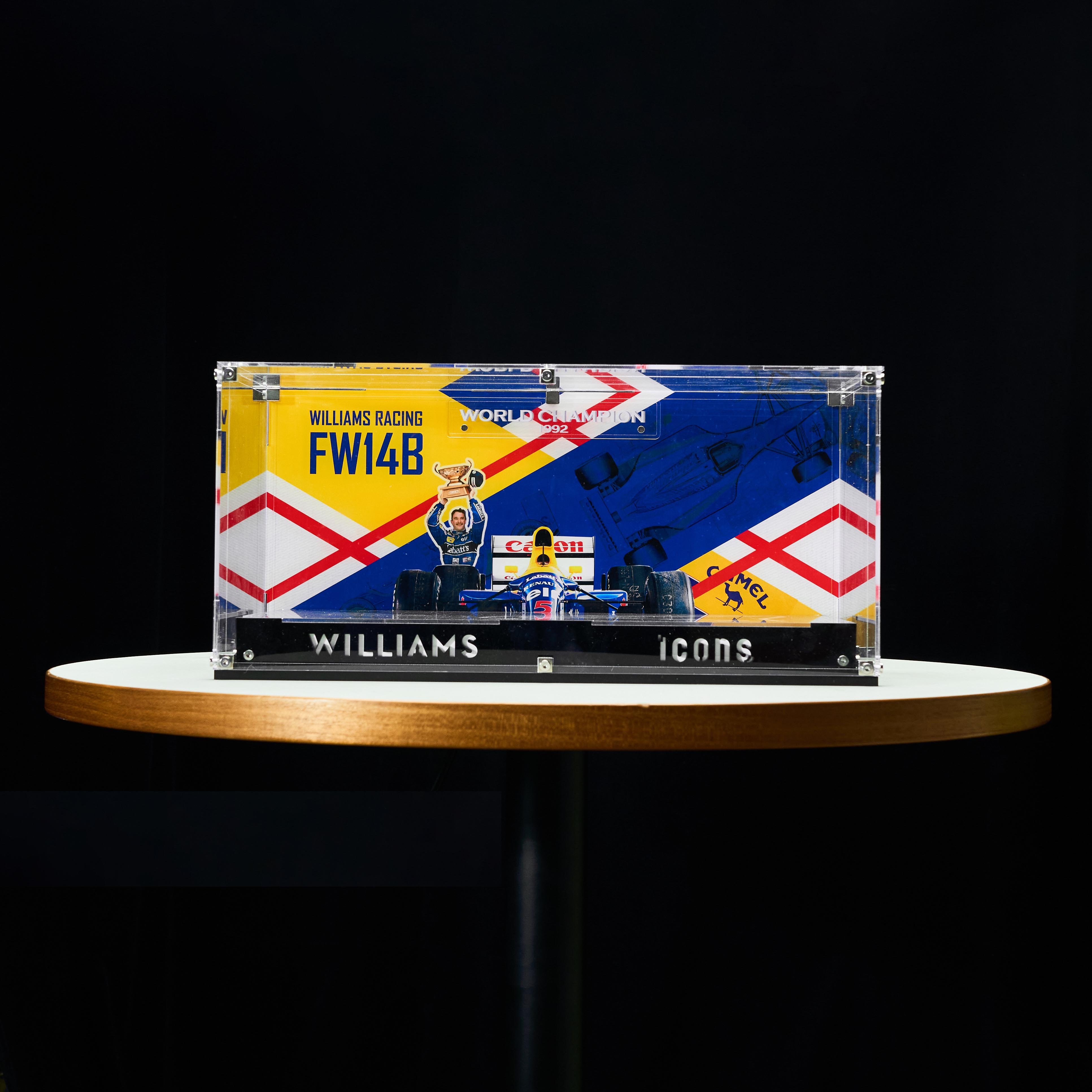 Display case for Lego ICONS in home