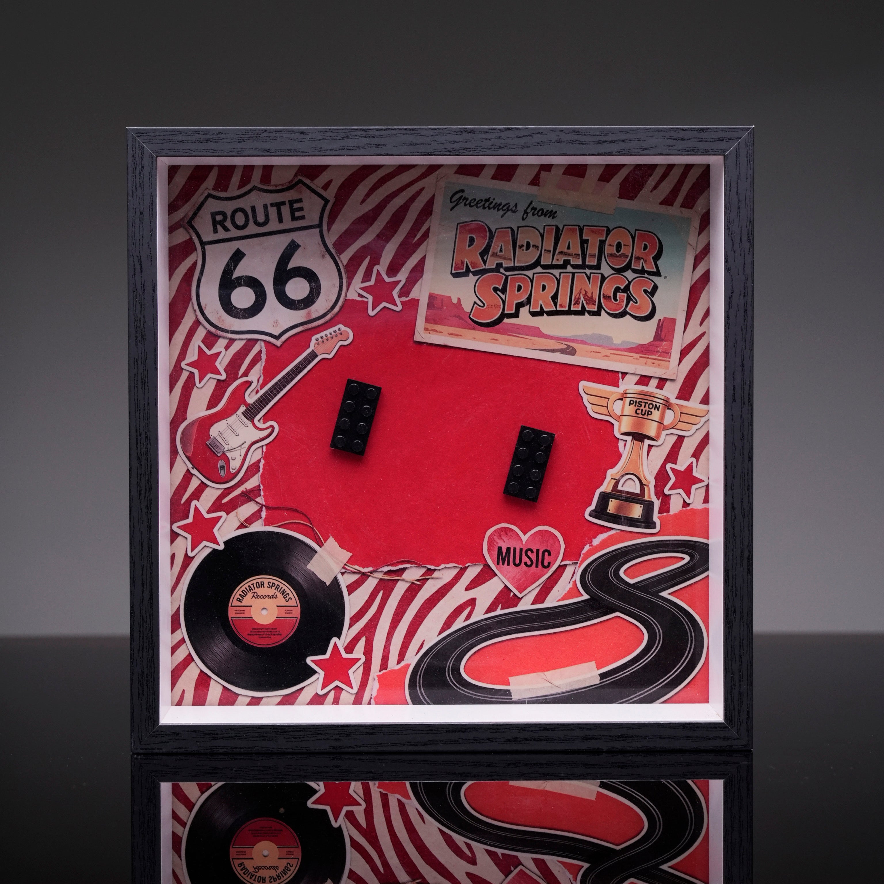 Display case for LEGO® 77255 Lightning McQueen