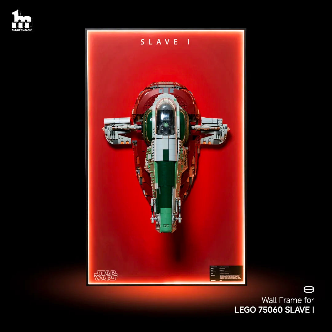 Wall Display frame for LEGO® STAR WARS™ 75060 Slave I
