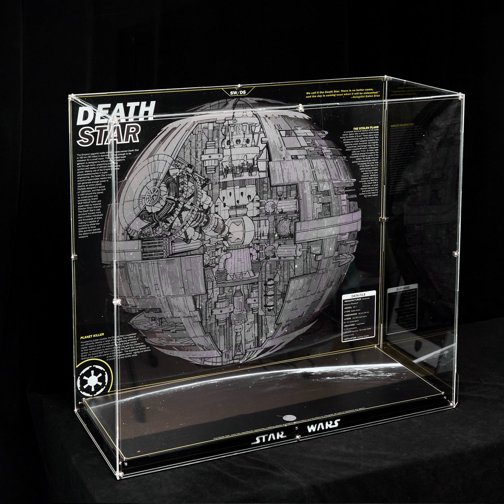 【Premium】 Display Case For LEGO Star Wars™ 75419 Death Star™