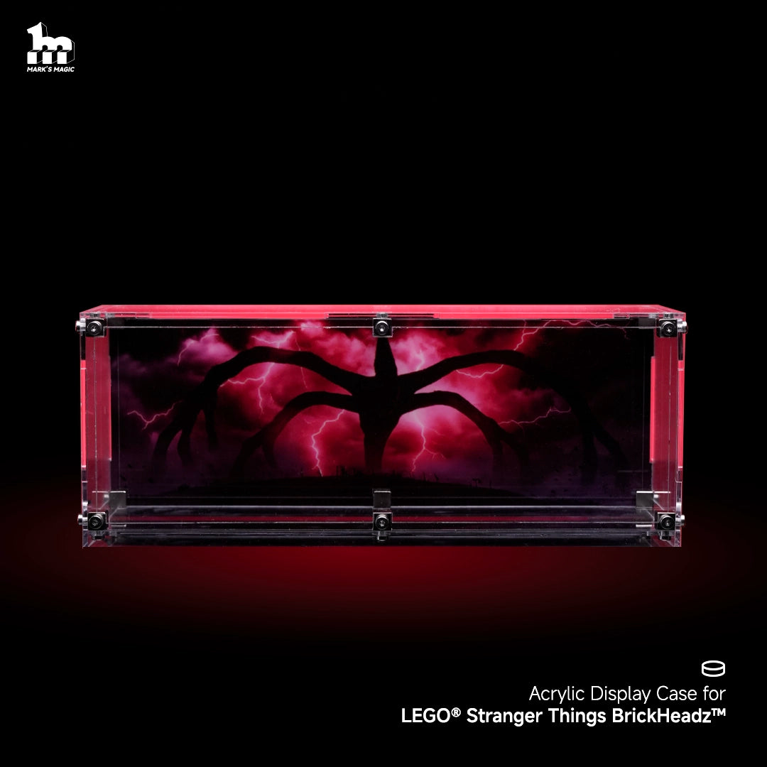 【PREMIUM】Display case For LEGO® Stranger Things BrickHeadz Super Ultra-high Translucent Acrylic
