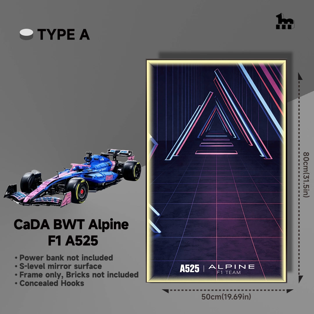 Car display Frame for CaDA BWT Alpine F1 A525