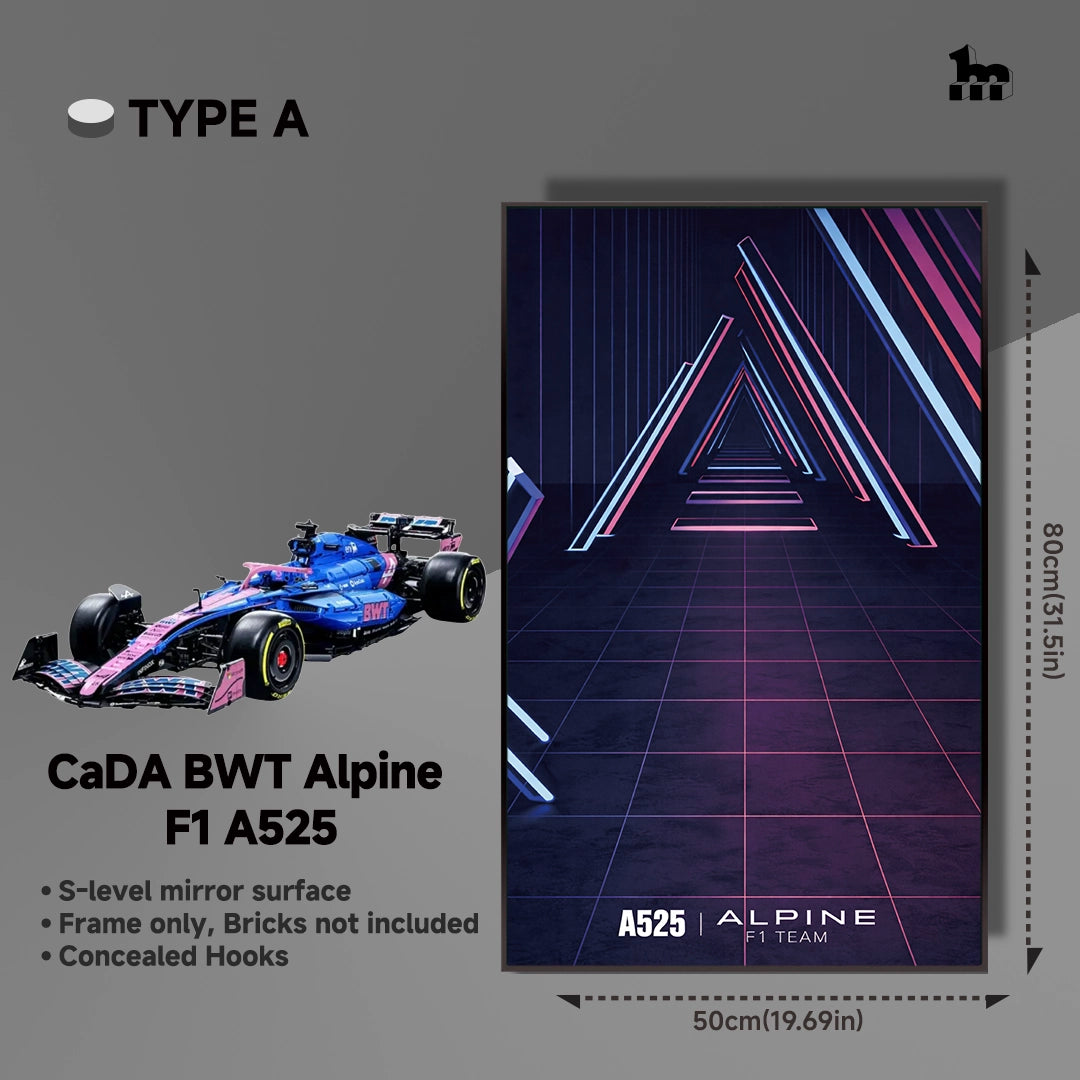 Car display Frame for CaDA BWT Alpine F1 A525