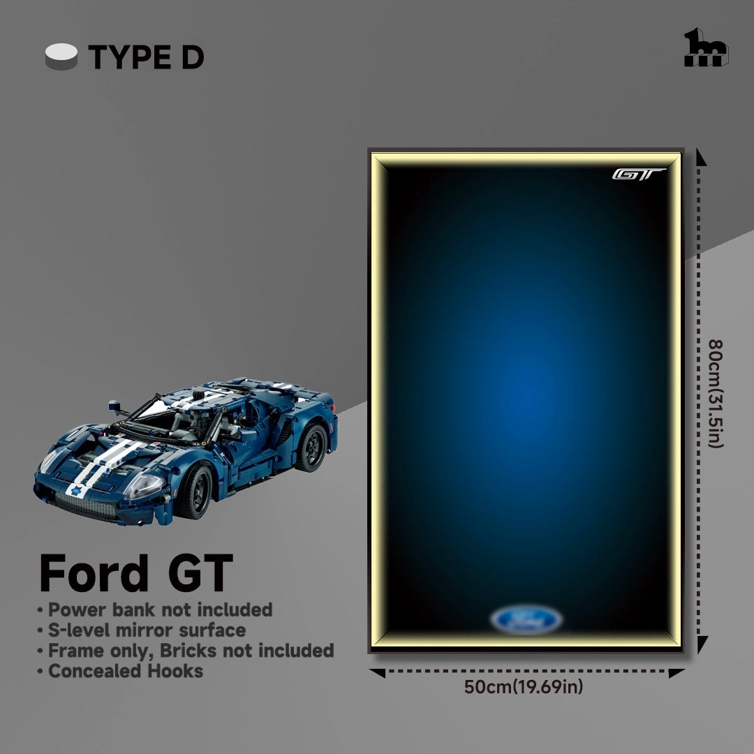 Cadre d'exposition voiture pour LEGO® TECHNIC™ Ford GT 42154