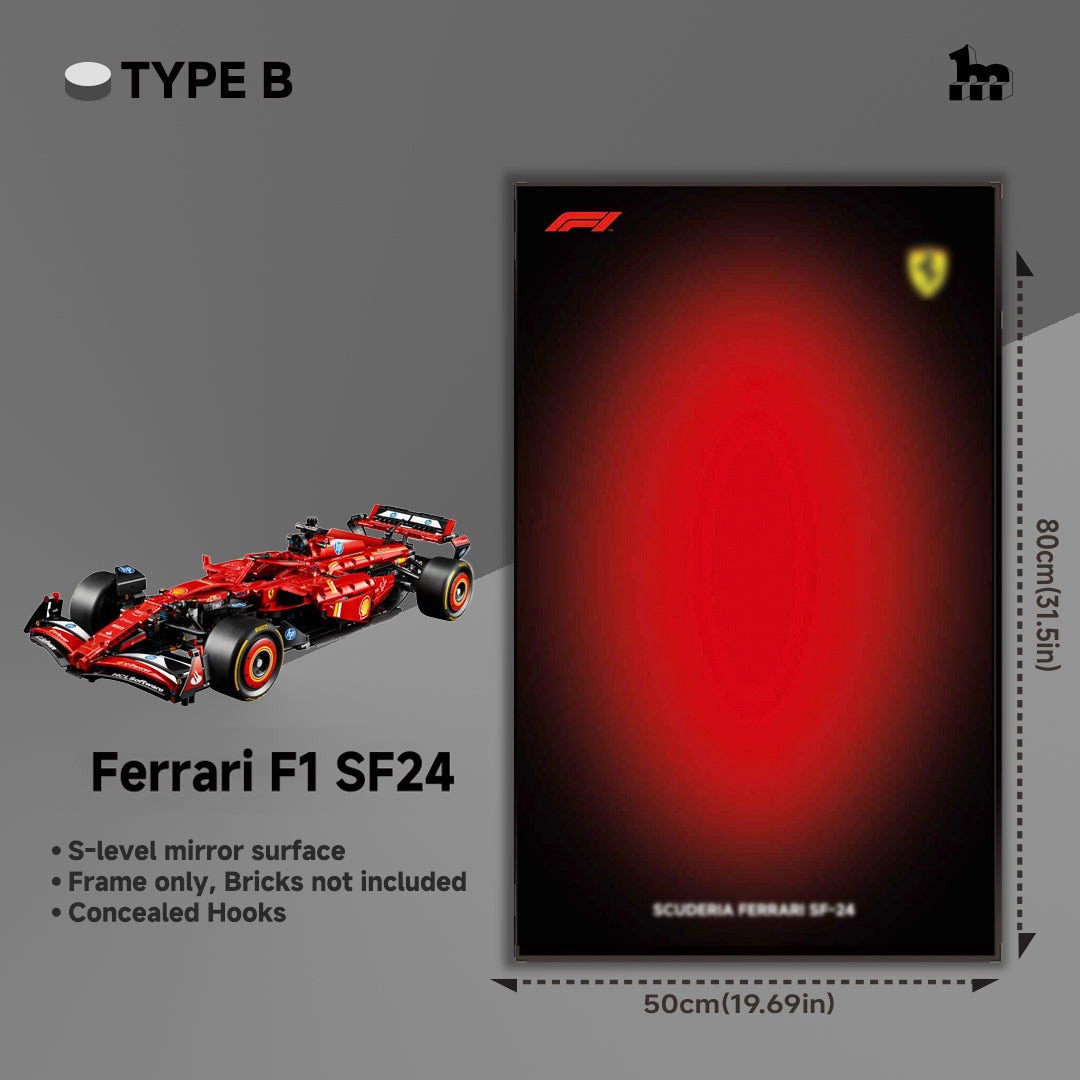 Car Display Frame For LEGO® TECHNIC™ Ferrari F1 SF24 42207