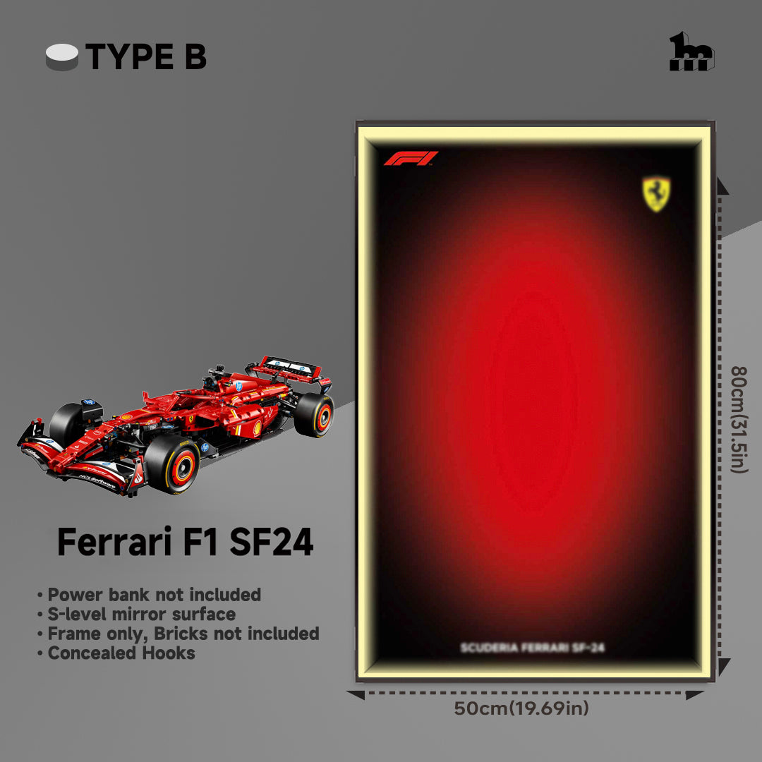 Car Display Frame For LEGO® TECHNIC™ Ferrari F1 SF24 42207
