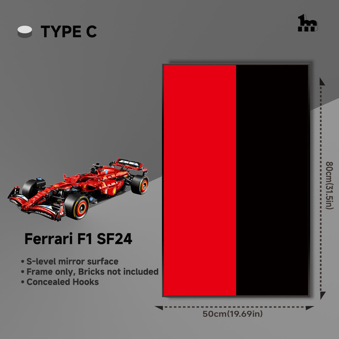 Car Display Frame For LEGO® TECHNIC™ Ferrari F1 SF24 42207.
