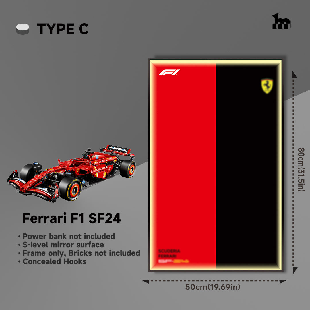 Car Display Frame For LEGO® TECHNIC™ Ferrari F1 SF24 42207