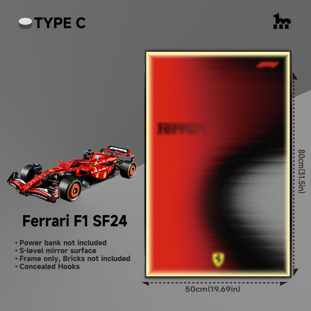 Car Display Frame For LEGO® TECHNIC™ Ferrari F1 SF24 42207