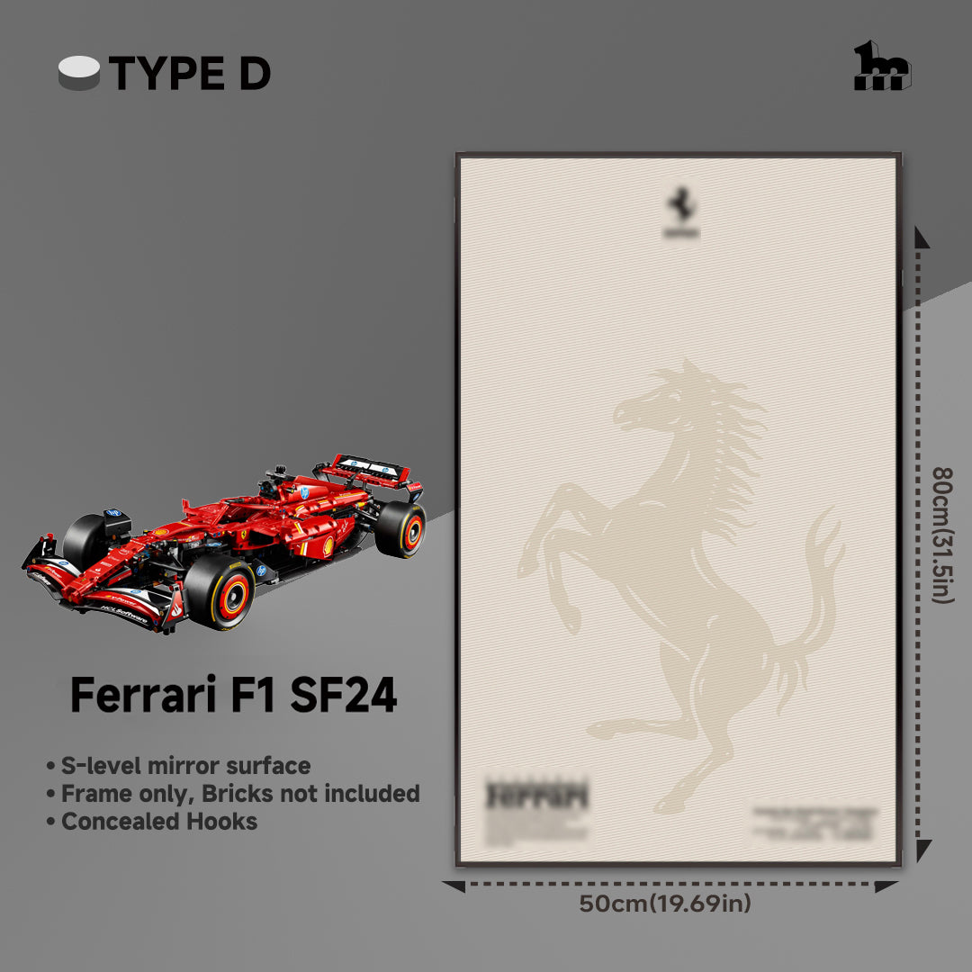 Car Display Frame For LEGO® TECHNIC™ Ferrari F1 SF24 42207