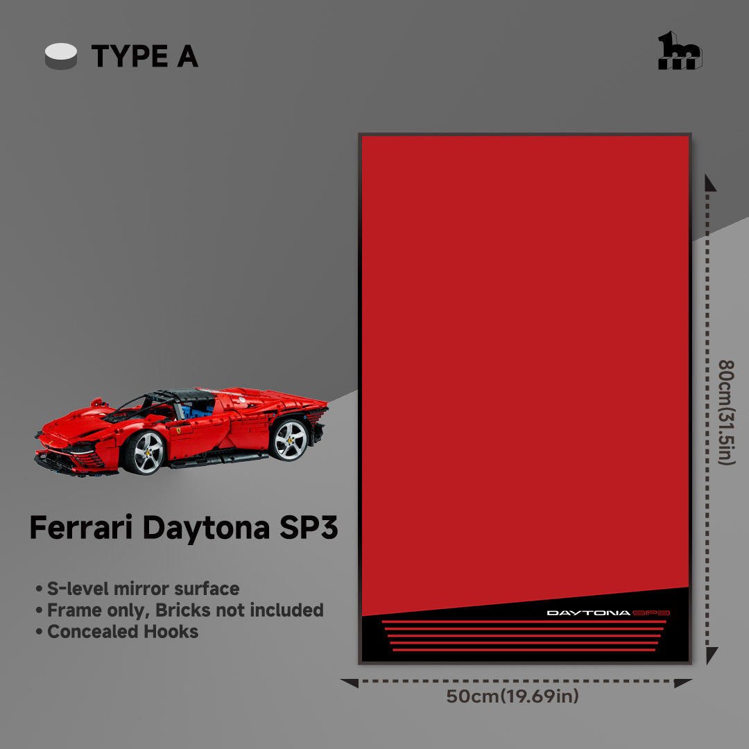 Car Display Frame for LEGO® TECHNIC™ Ferrari Daytona SP3 42143