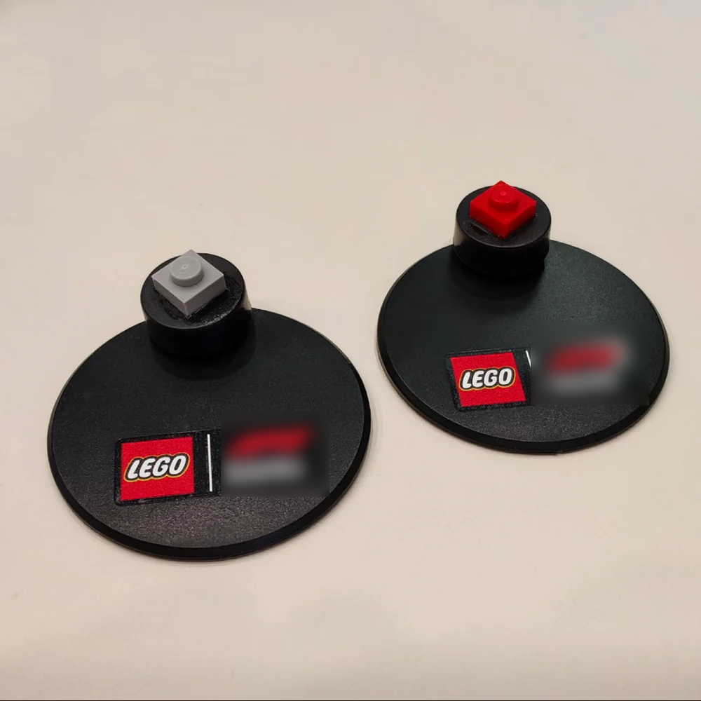 Drifting car dashboard for LEGO® F1 collectible minifigure cars (Free stickers with every purchase!)