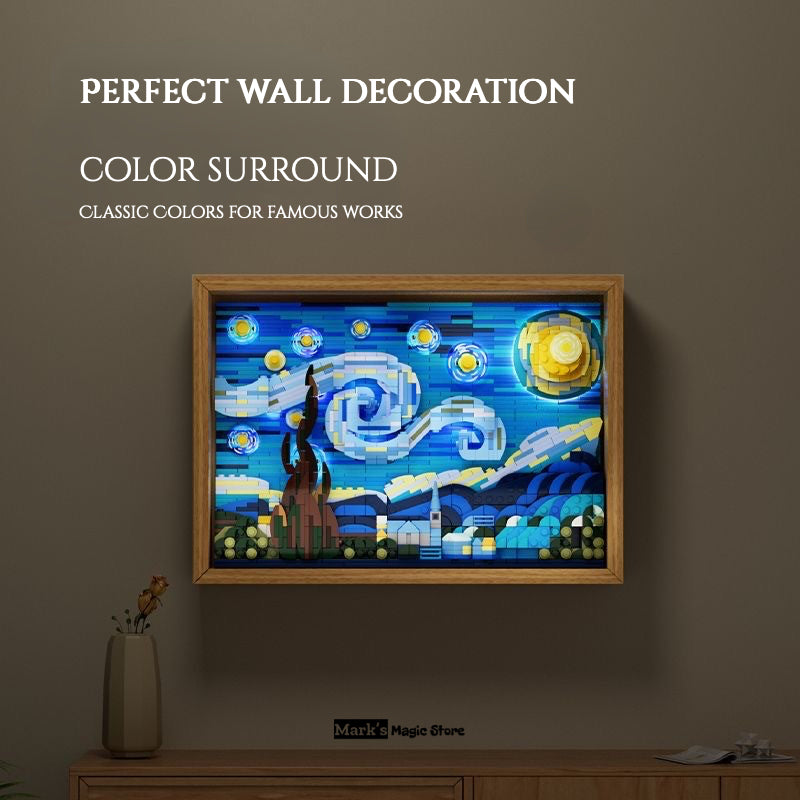 WEKKI™ The Starry Night Building Blocks(Free Exquisite Lighting Parts)