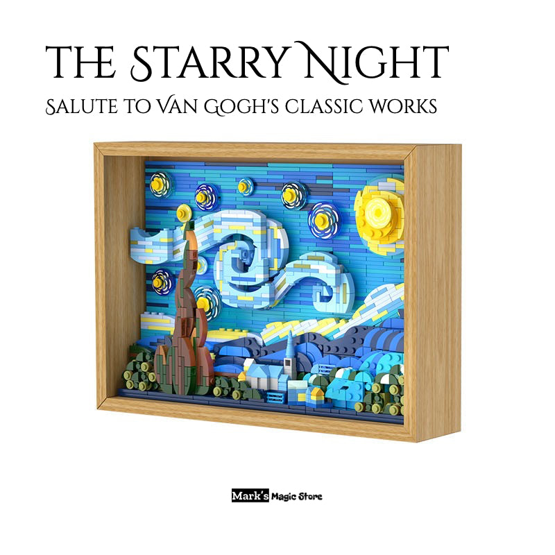 WEKKI™ The Starry Night Building Blocks(Free Exquisite Lighting Parts)