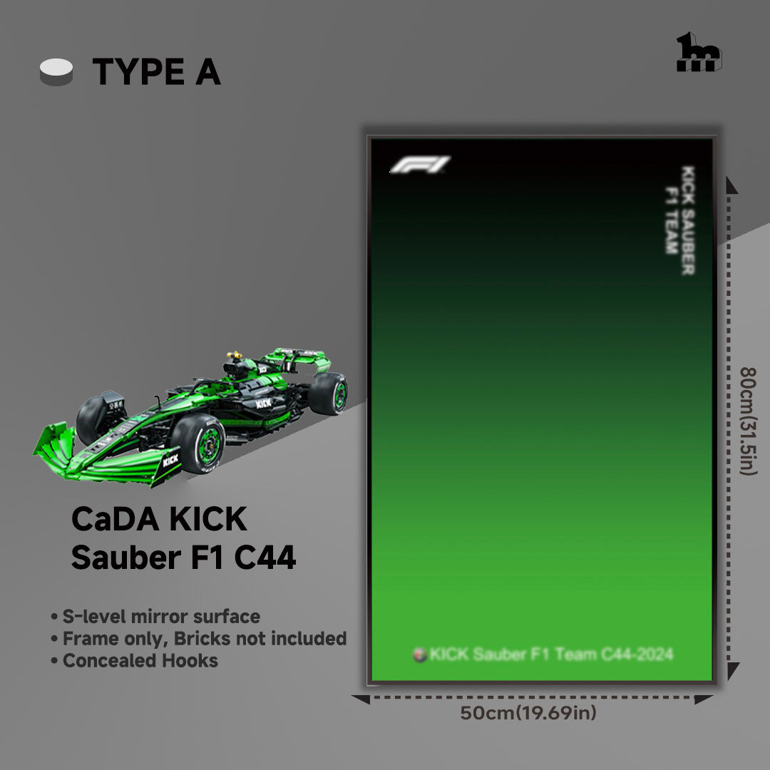 Car Display Wall Frame for CaDA KICK Sauber F1 C44