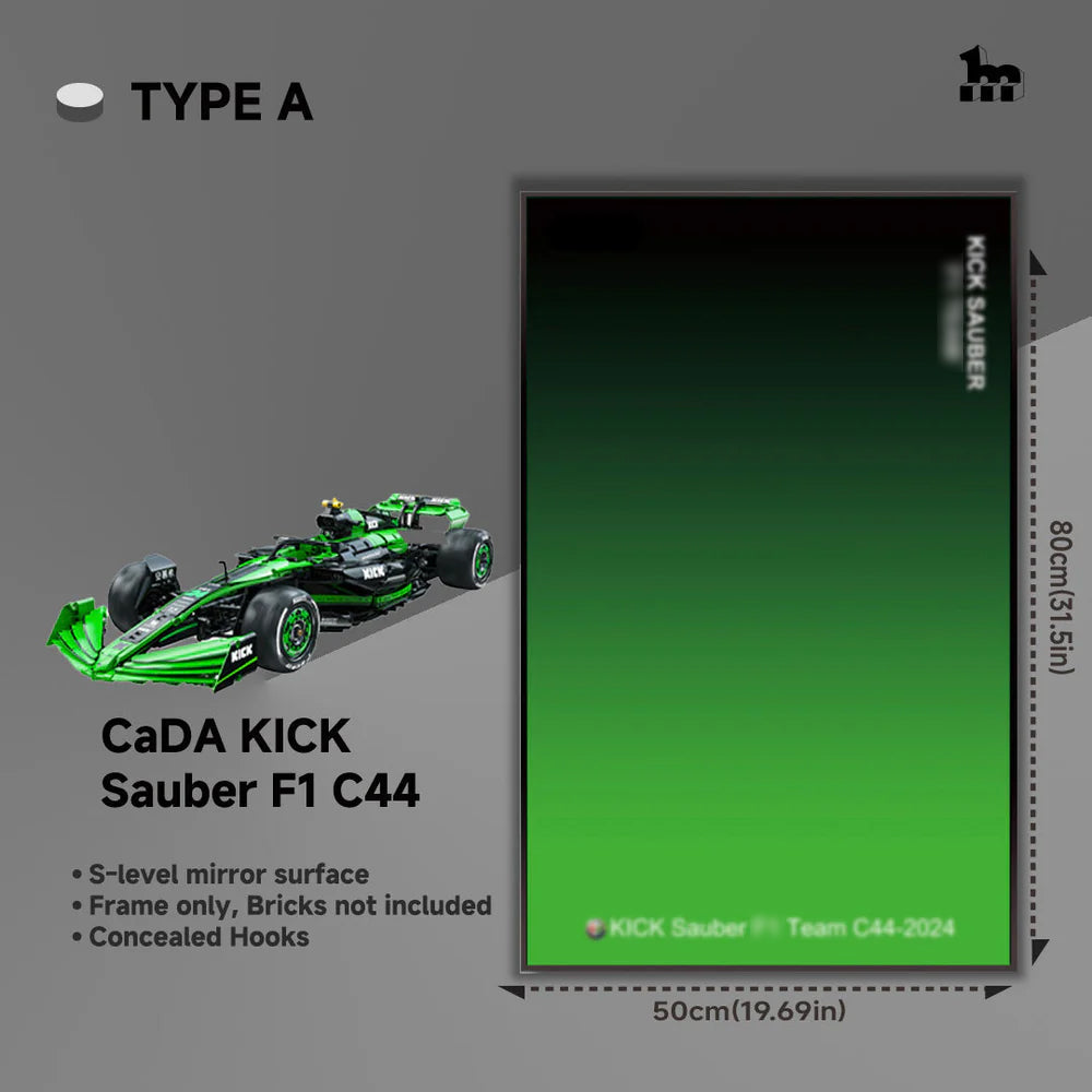 Car Display Wall Frame for CaDA KICK Sauber F1 C44