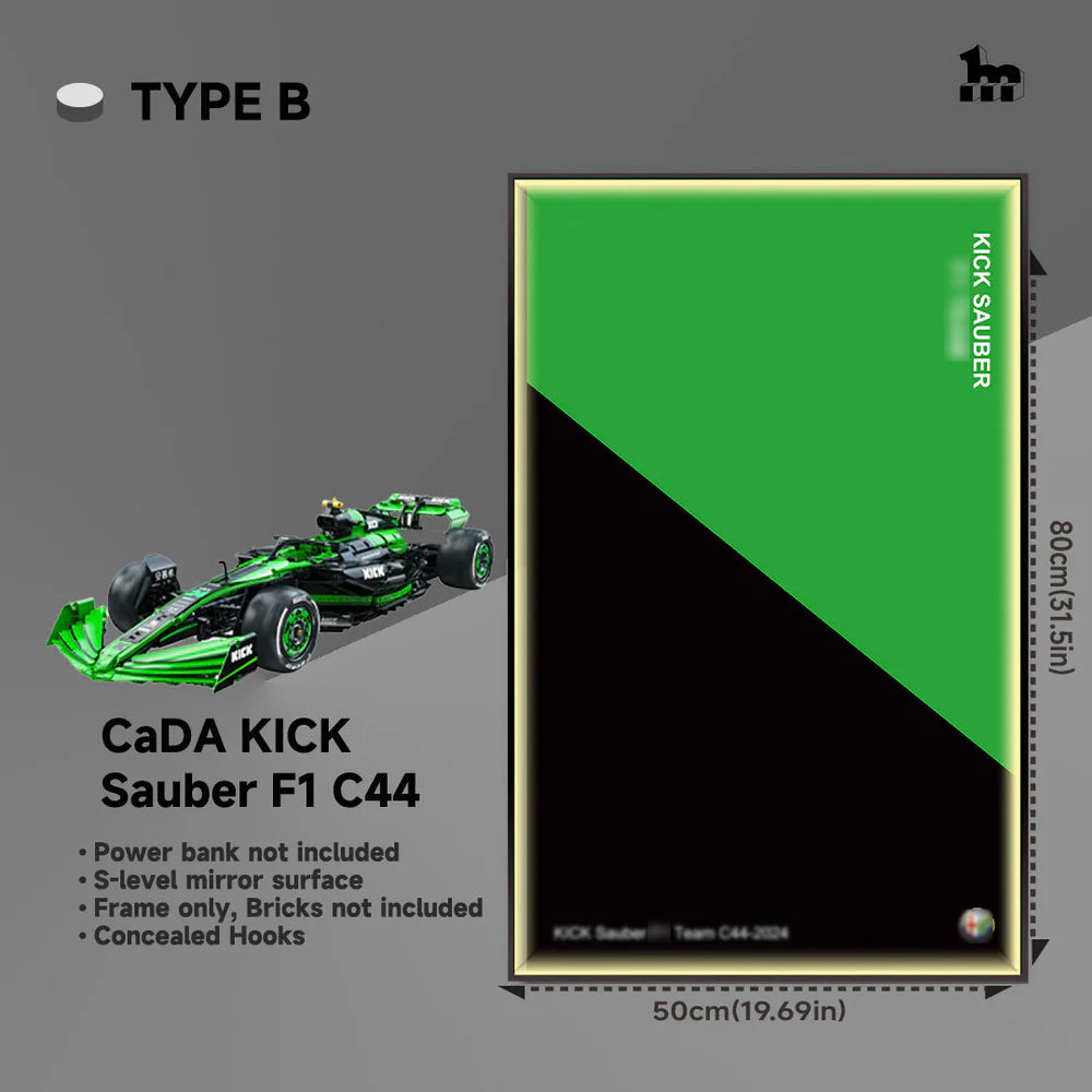 Display frame for CaDA KICK Sauber F1 C44