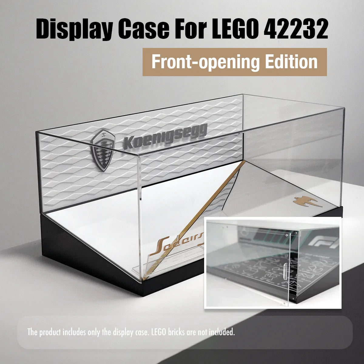 【Designer Edition】LEGO® Technic Supercar Acrylic Display Case.