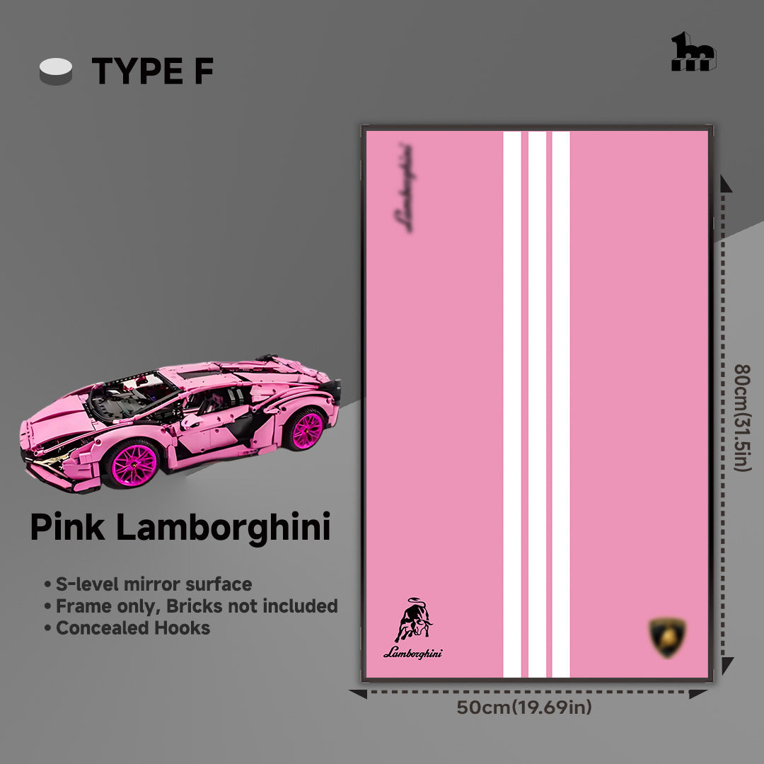 Wall Display Frame For LEGO® Technic™ Supercar.