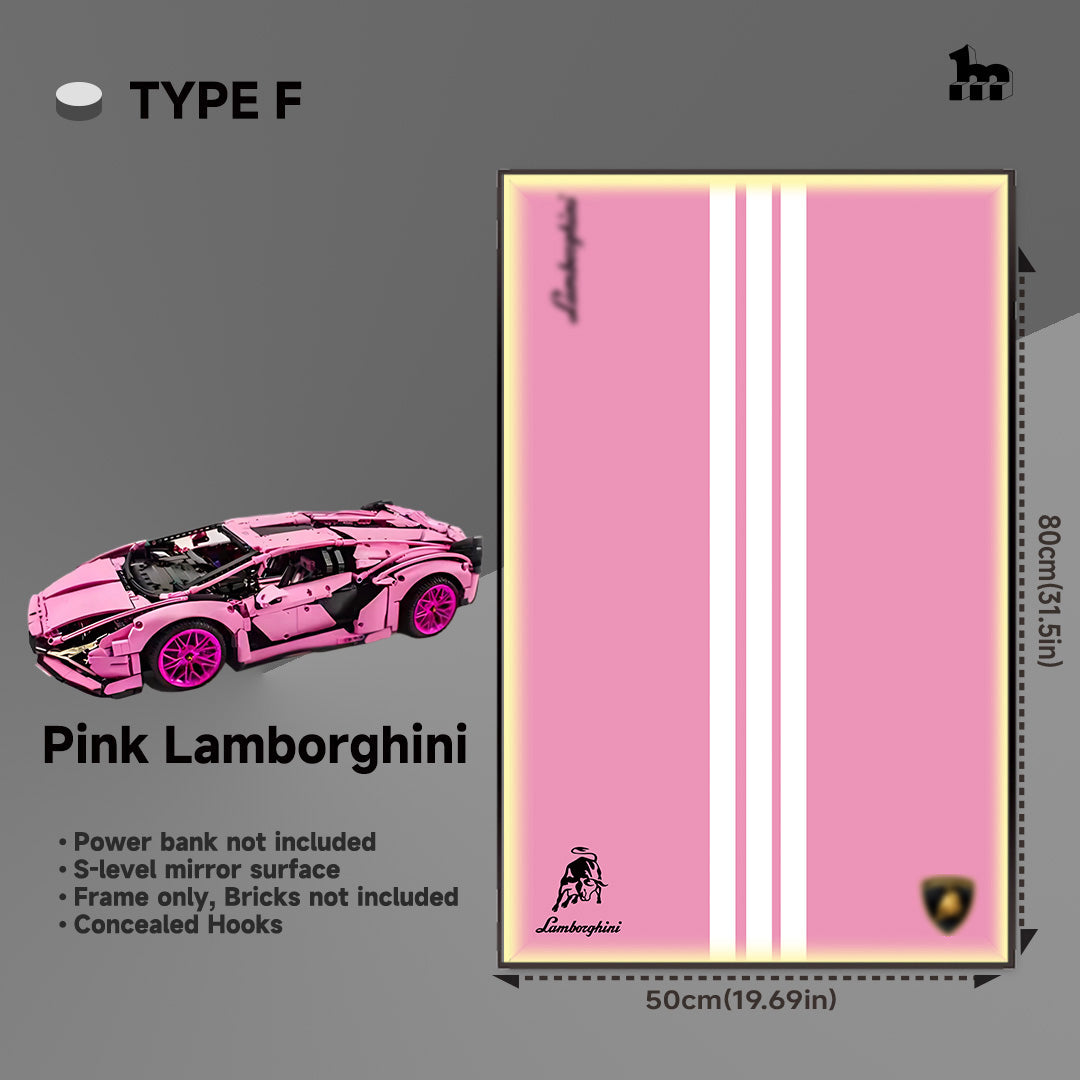 Wall Display Frame For LEGO® Technic™ Supercar.