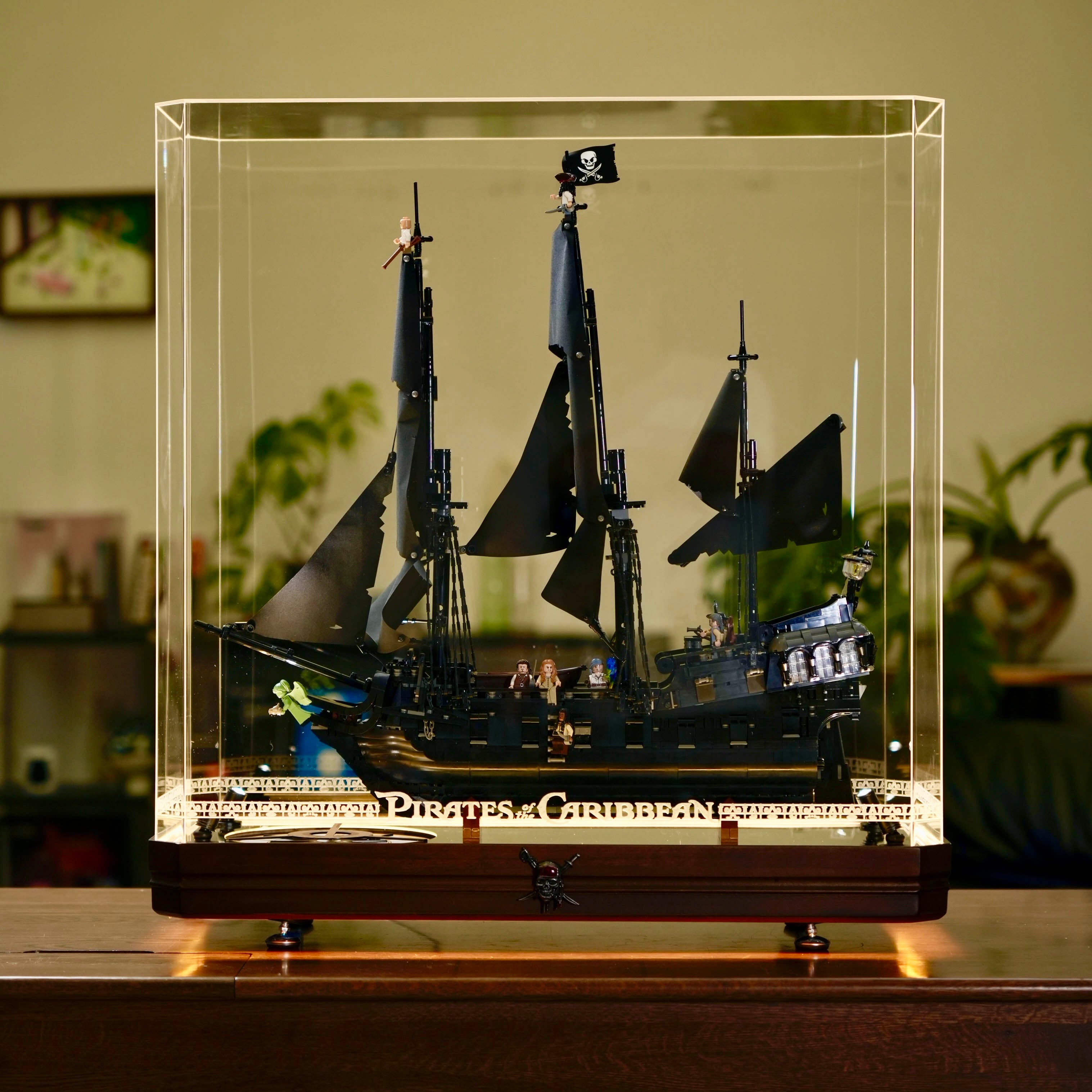 【Designer Edition】LED Display Case For LEGO 10365 Captain Jack Sparrow's Pirate Ship