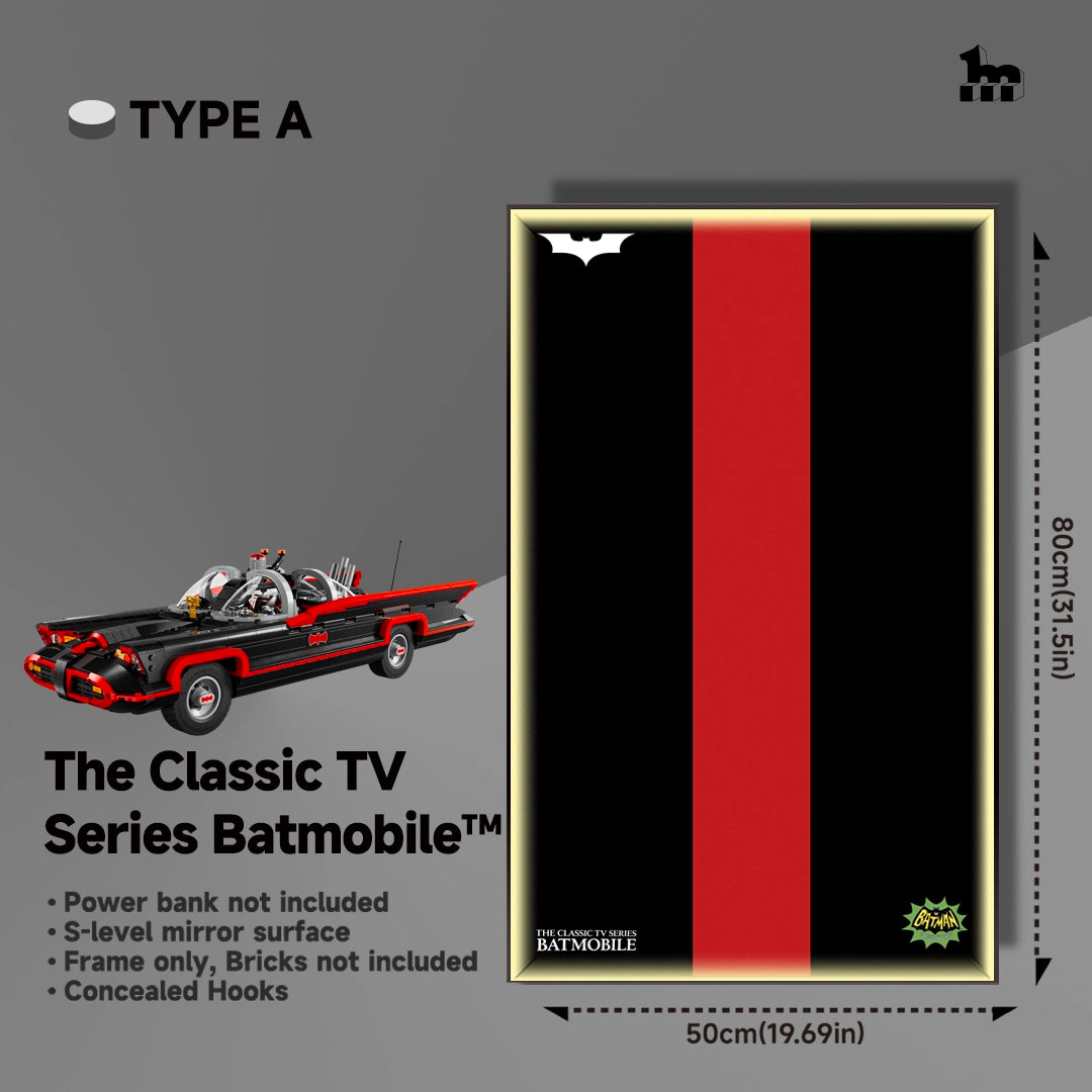 Wall Display Frame For LEGO Batman™ 76328 The Classic TV Series Batmobile™