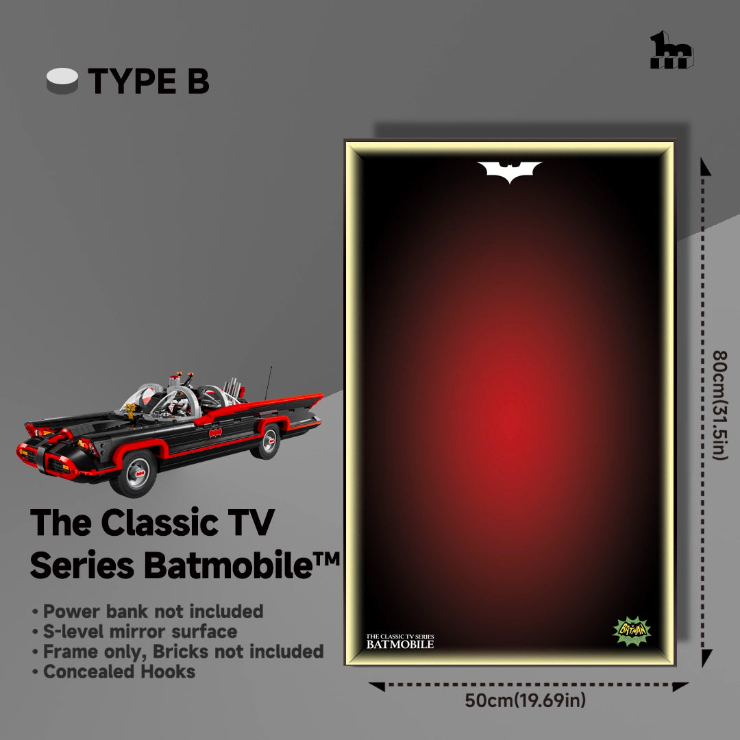 Wall Display Frame For LEGO Batman™ 76328 The Classic TV Series Batmobile™