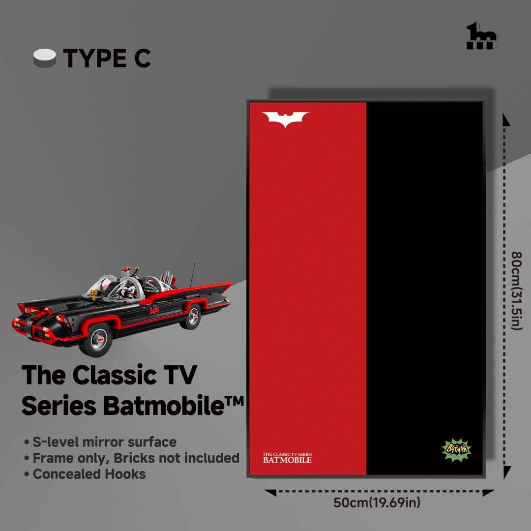 Wall Display Frame For LEGO Batman™ 76328 The Classic TV Series Batmobile™