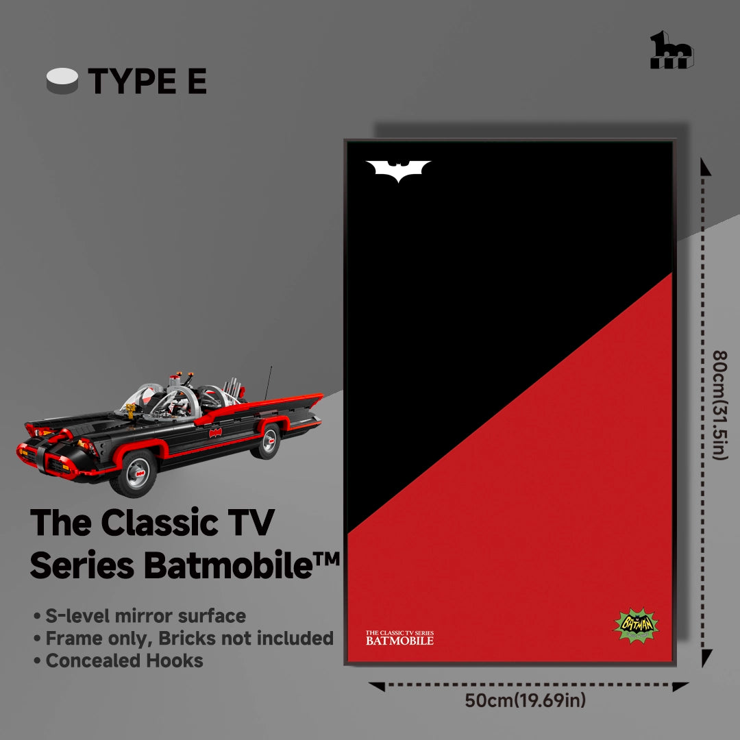 Wall Display Frame For LEGO Batman™ 76328 The Classic TV Series Batmobile™