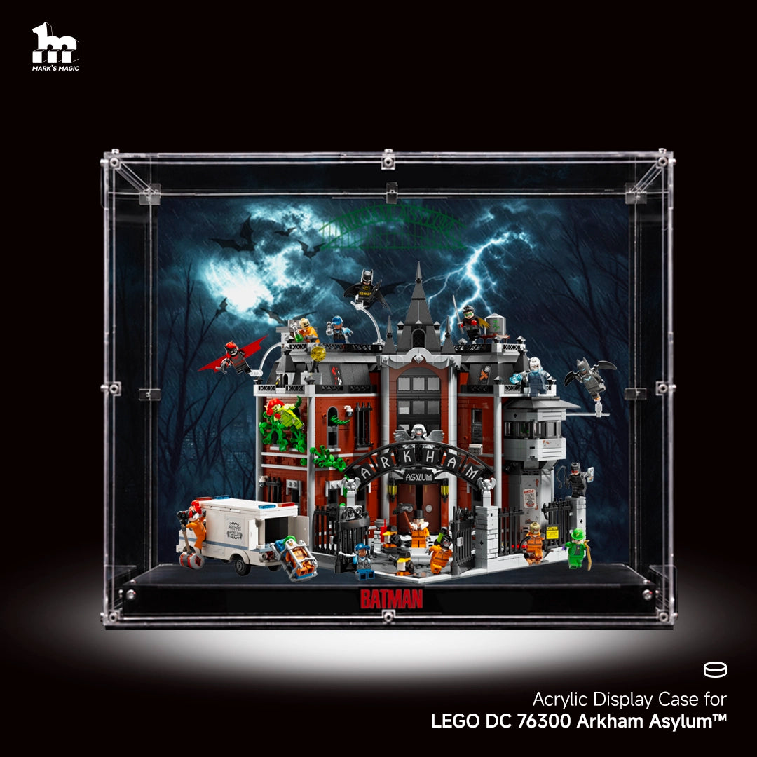 【PREMIUM】Vitrine d'exposition en acrylique pour LEGO® ICONS Stranger Things 75810 The Upside Down Super acrylique ultra-translucide