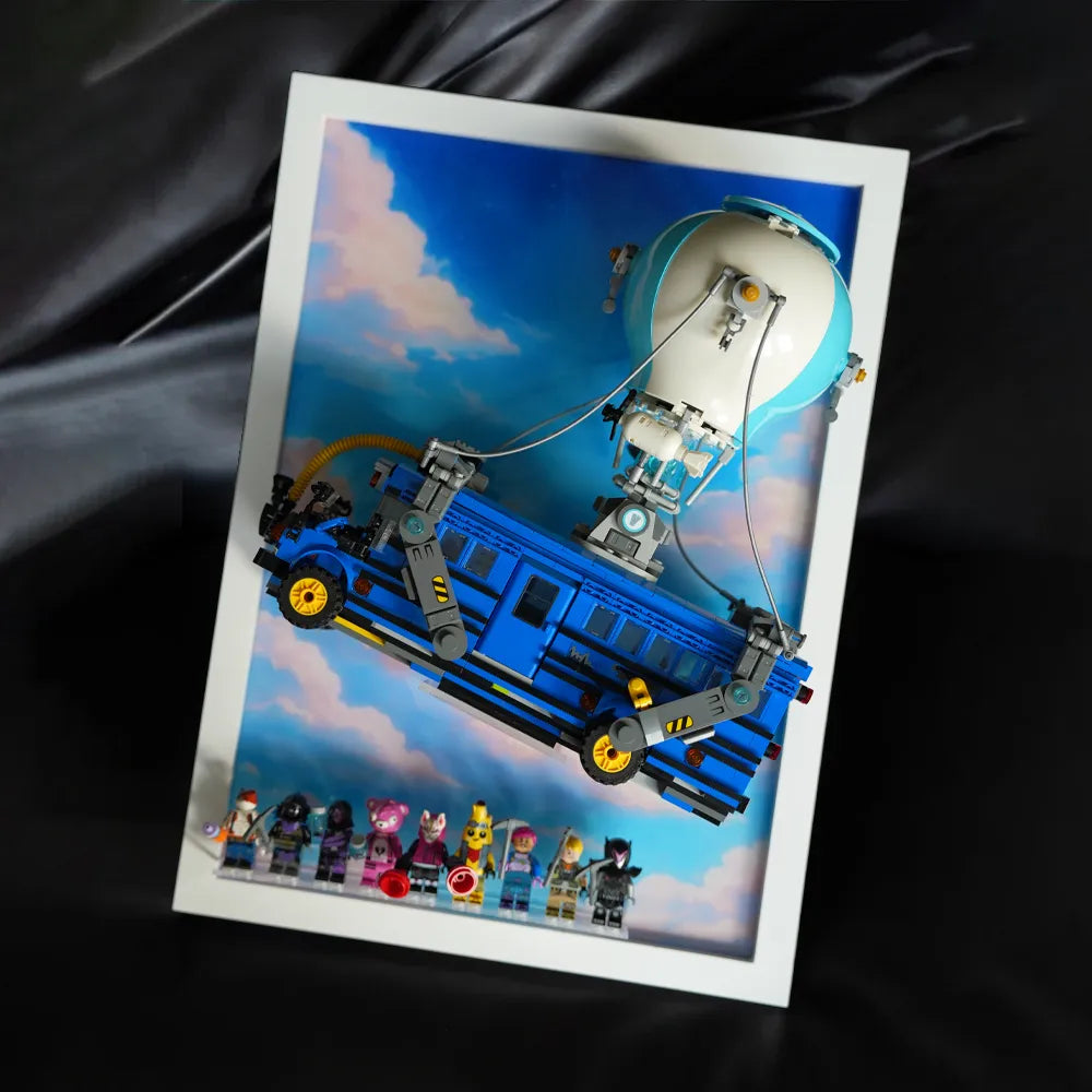 Display Frame for LEGO® Fortnite 77073 Battle Bus