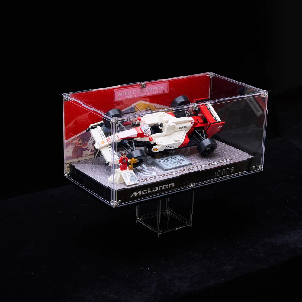 Display case for Lego ICONS Senna in home