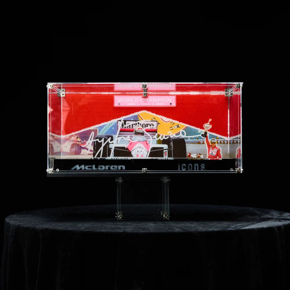Display case for Lego ICONS McLaren Senna in home