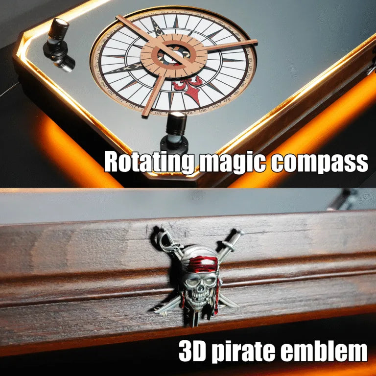 【Designer Edition】LED Display Case For LEGO 10365 Captain Jack Sparrow's Pirate Ship