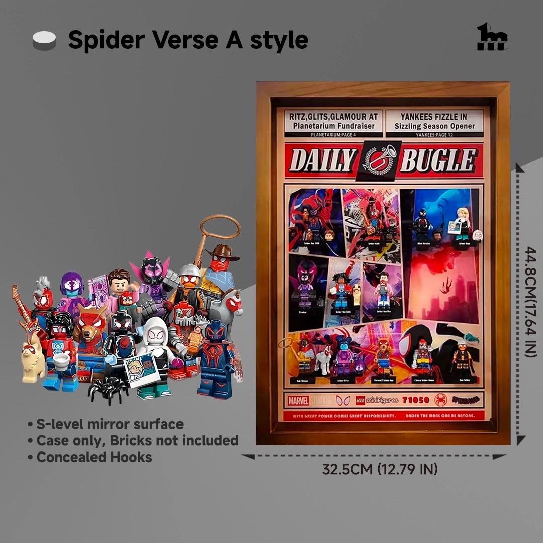 Premium Display Case for LEGO® Minifigures Spider-Verse