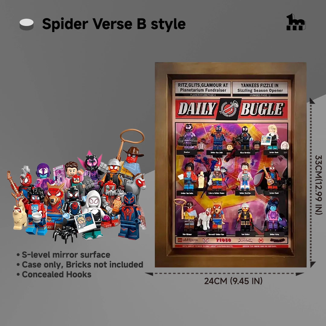 Premium Display Case for LEGO® Minifigures Spider-Verse