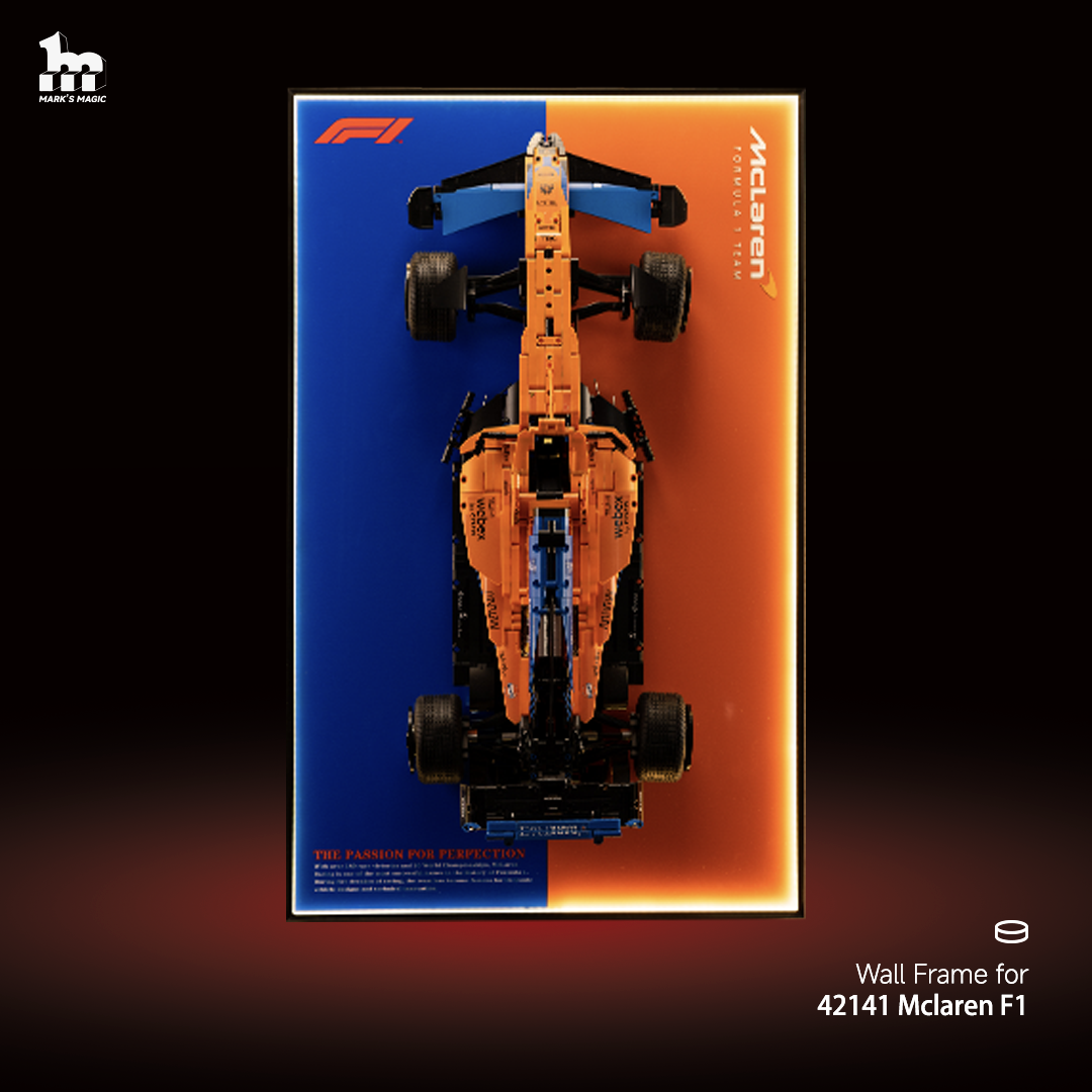 Lego wall mount for f1 mclaren