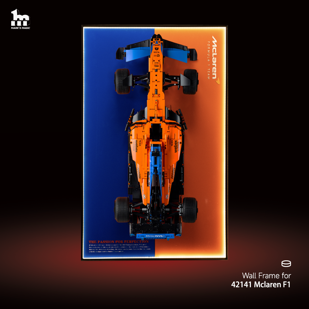 Lego wall mount for f1 mclaren