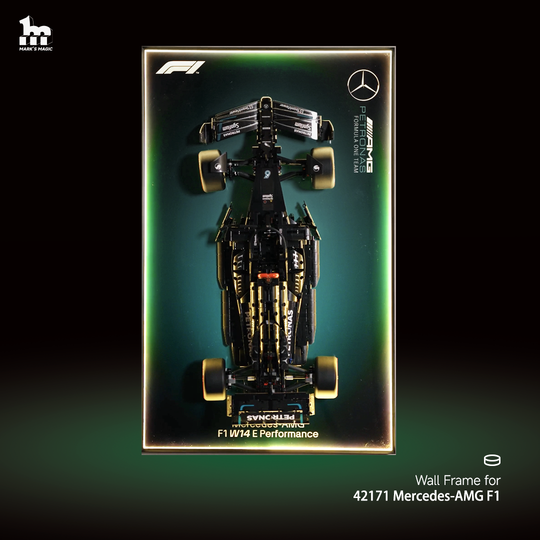 Lego wall mount for f1 mercedes