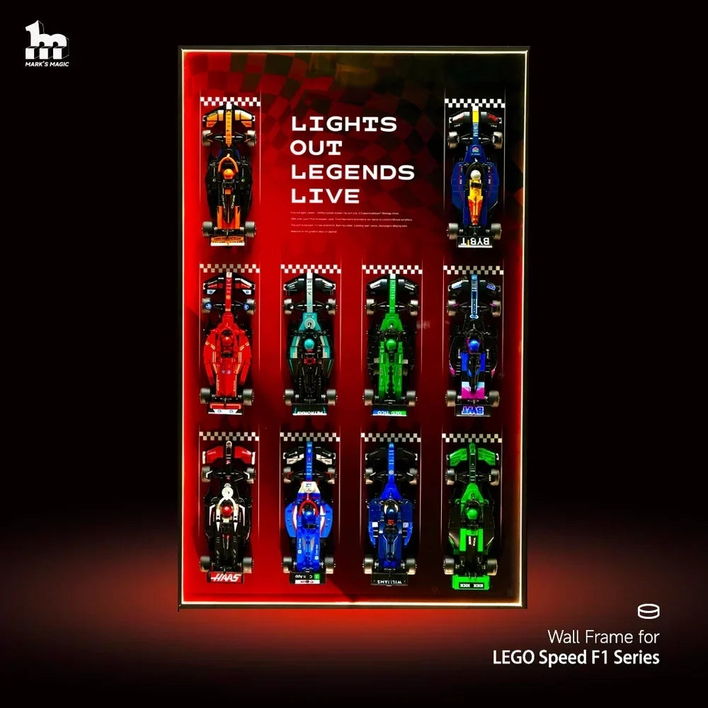 Car Display Frame for LEGO® Speed Champions f1 Series