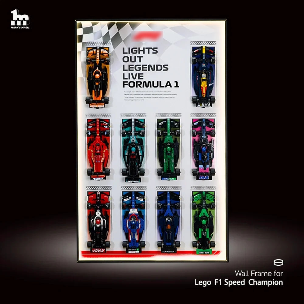 Car Display Frame for LEGO® Speed champions f1
